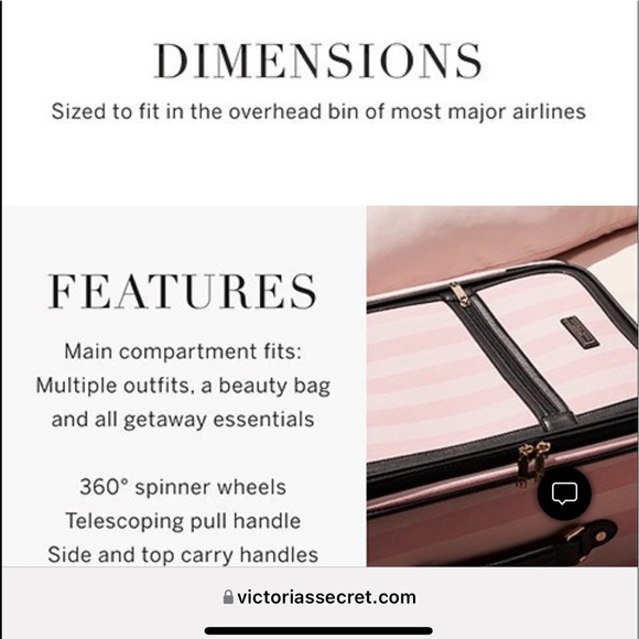 Vs carry-on suitcase slippers backpack keychain 2 bags/ totes NO EXTRA BAGS!!! - Picture 12 of 14